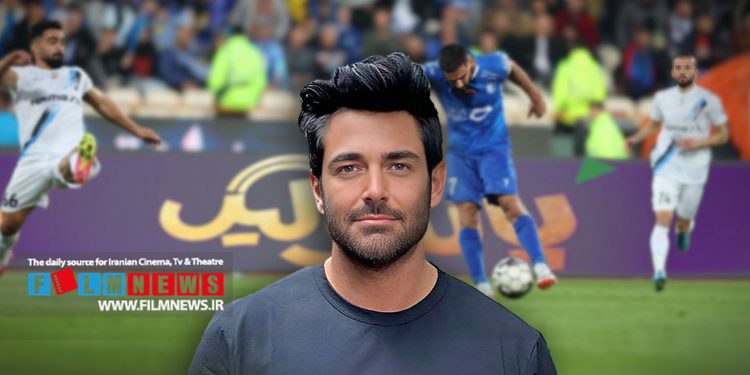 تبلیغات محیطی «پانتولیگ» درجریان لیگ برتر | محمد رضا گلزار در استادیوم آزادی