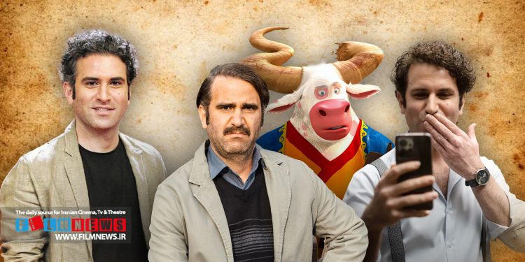 هوتن شکیبا فیلمهای «صبحانه با زرافهها»، «هفتاد سی» و «شنگول و منگول» را به عنوان بازیگر و صداپیشه روی پرده سینماها دارد.