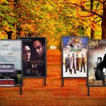 «پاییز» در اسامی تعتدادی از فیلم‌ها و سریال‌ها استفاده شده و آخرین نمونه فیلم «عاشق پاییز» است.